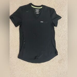 Landau Forward womens 2-Pocket V-Neck Tuck-In scrub Top